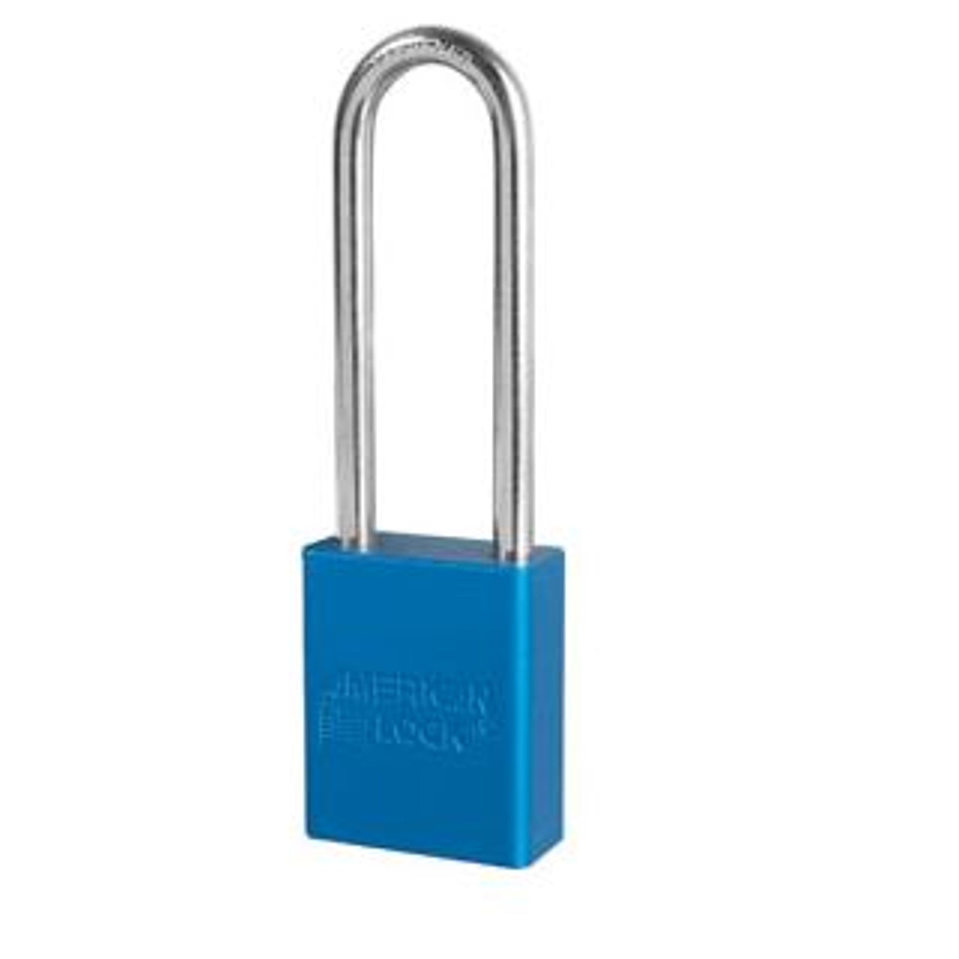 AMERICAN LOCK MODEL NO A1107 ANODIZED ALUMINUM SAFETY PADLOCK - AMERICAN LOCK MODEL NO A1107 ANODIZED ALUMINUM SAFETY PADLOCK, 3”, Anodized Aluminum