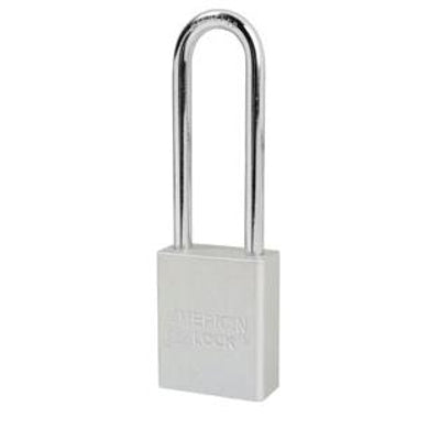 AMERICAN LOCK MODEL NO A1107 ANODIZED ALUMINUM SAFETY PADLOCK - AMERICAN LOCK MODEL NO A1107 ANODIZED ALUMINUM SAFETY PADLOCK, 3”, Anodized Aluminum