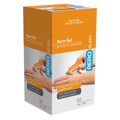 AERO AEROBURN Burn Gel Sachet 3.5g 10/box - AB310