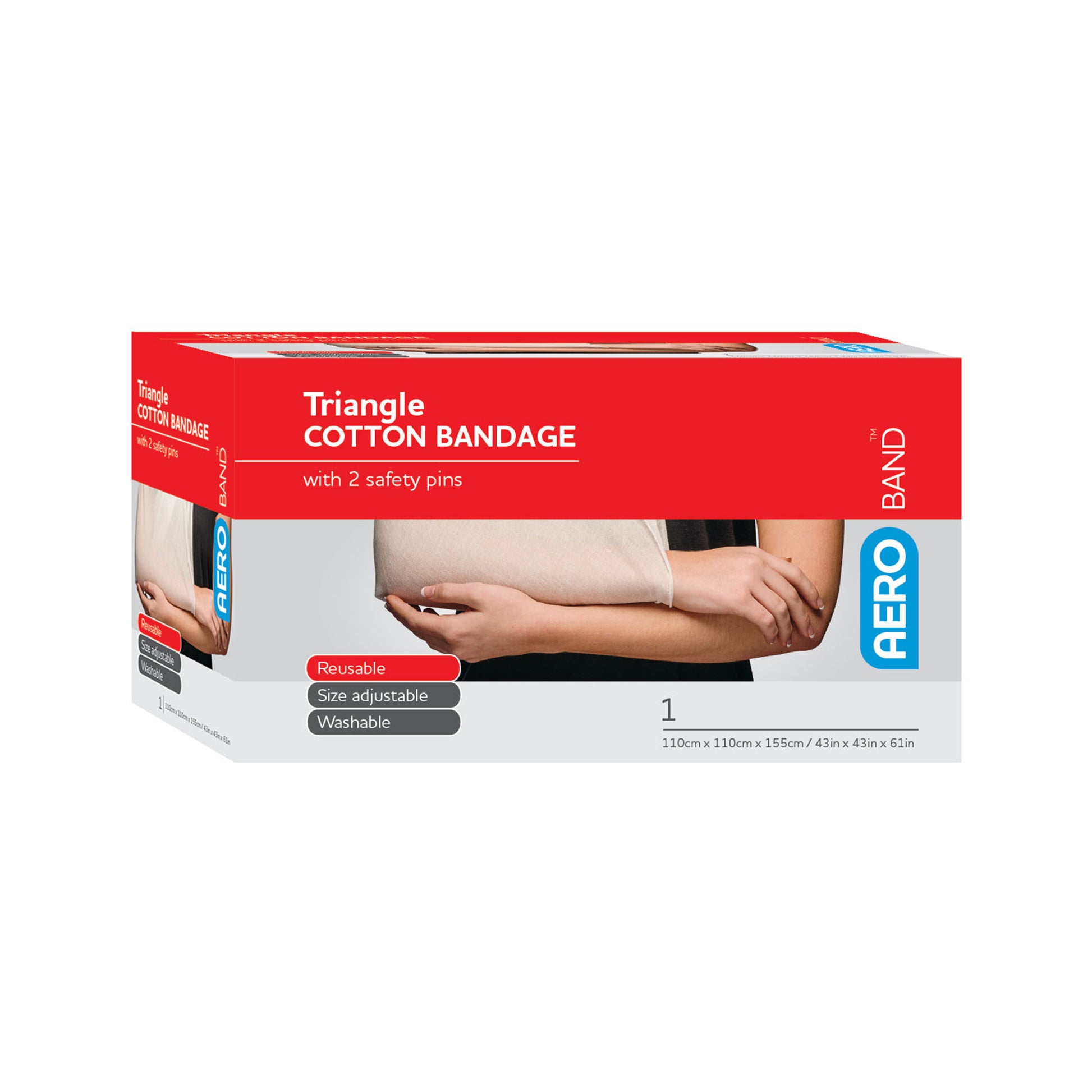 AERO AEROBAND Triangular Bandage 1/box - ABC10BUS