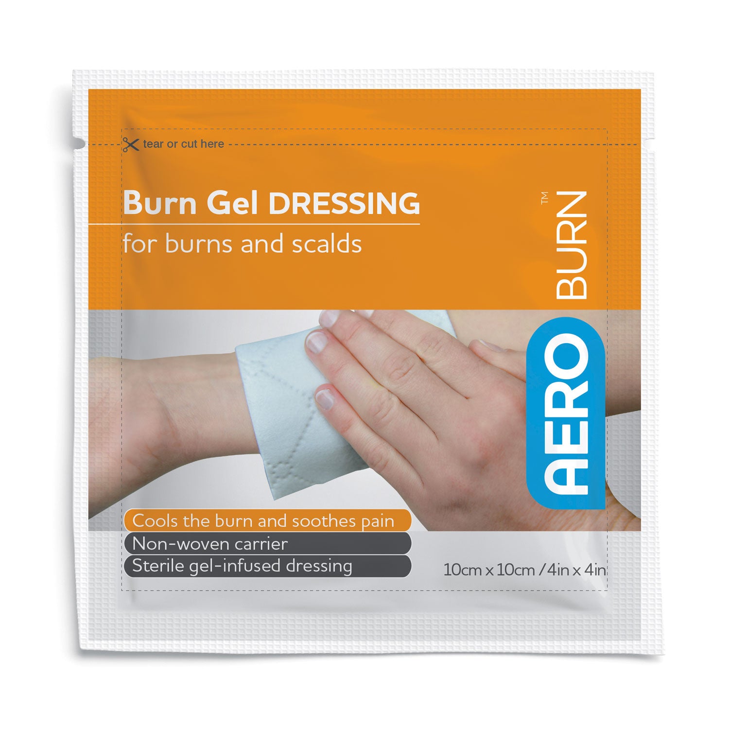 AERO AEROBURN Burn Dressing 4in x 4in - ABD10