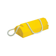 Wheel Chock - Aviation - 14" X 6" X 4" - Mid To Large Aircraft - Locking Rope - Handle - Yellow - AC4614-LR-H