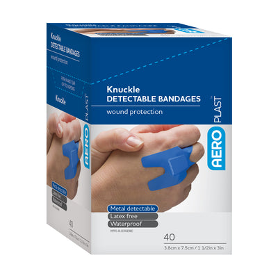AERO AEROPLAST Detectable Knuckle Bandages 40/box - AD1003US