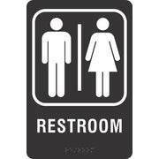 ADA BRAILLE SIGN - UNISEX - ADA BRAILLE SIGN - UNISEX, 9X6, Acrylic