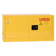 Eagle Add-On Flammable Liquid Safety Cabinet - 15 Gallon - 1 Shelf - 2 Door - Self Close - Yellow - ADD14X