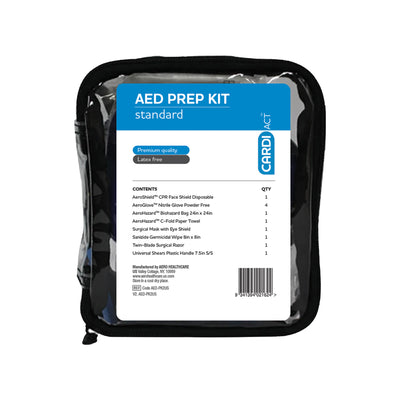 AERO CARDIACT AED Prep Kit in Plastic Bag - AED-PK2US