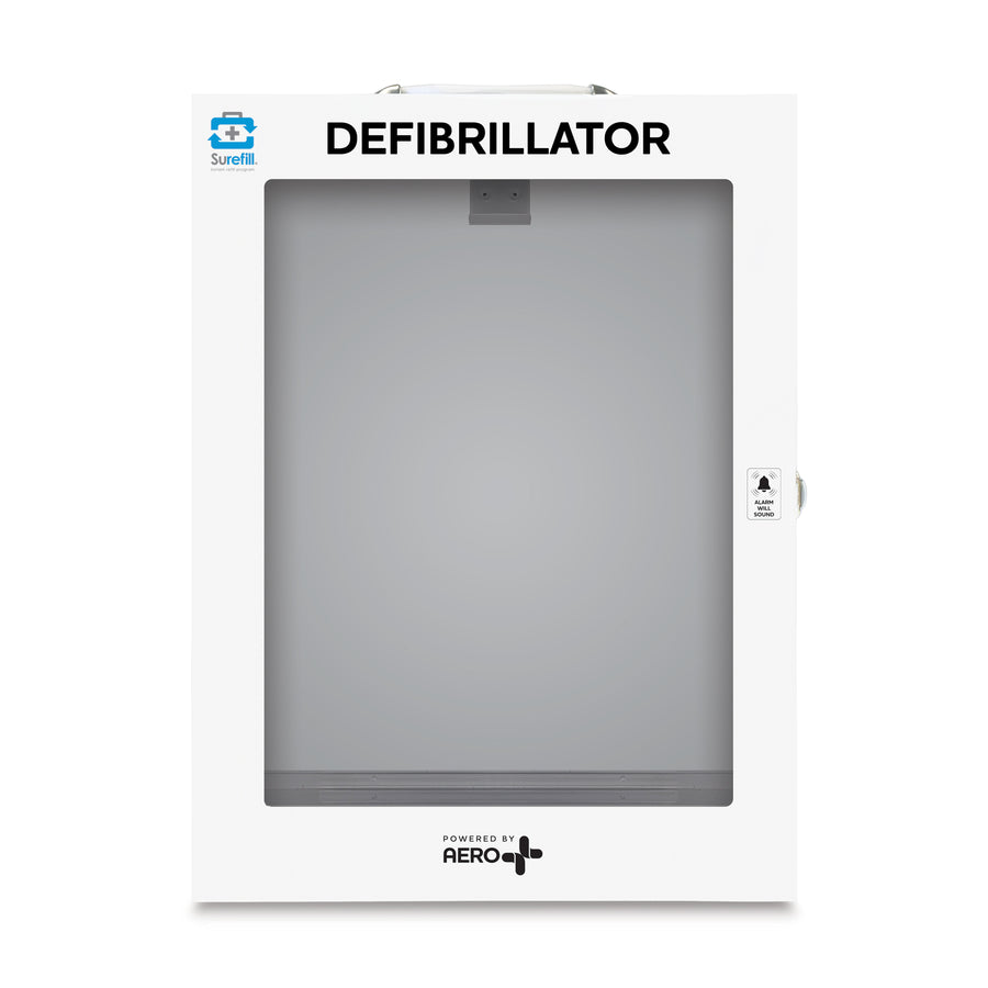 AERO Defibrillator Wall Cabinet - Alarmed - AEKM05