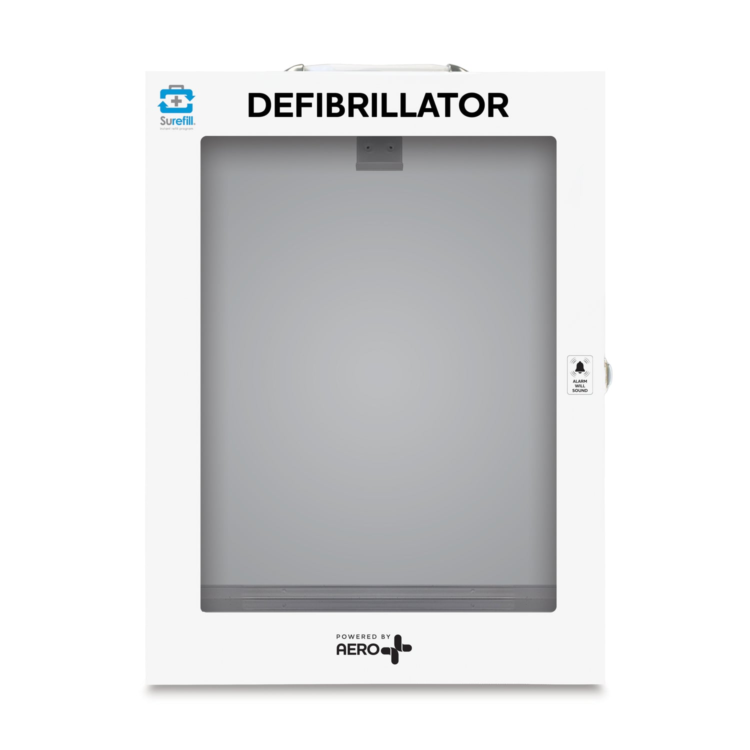 AERO Defibrillator Wall Cabinet - Alarmed - AEKM05