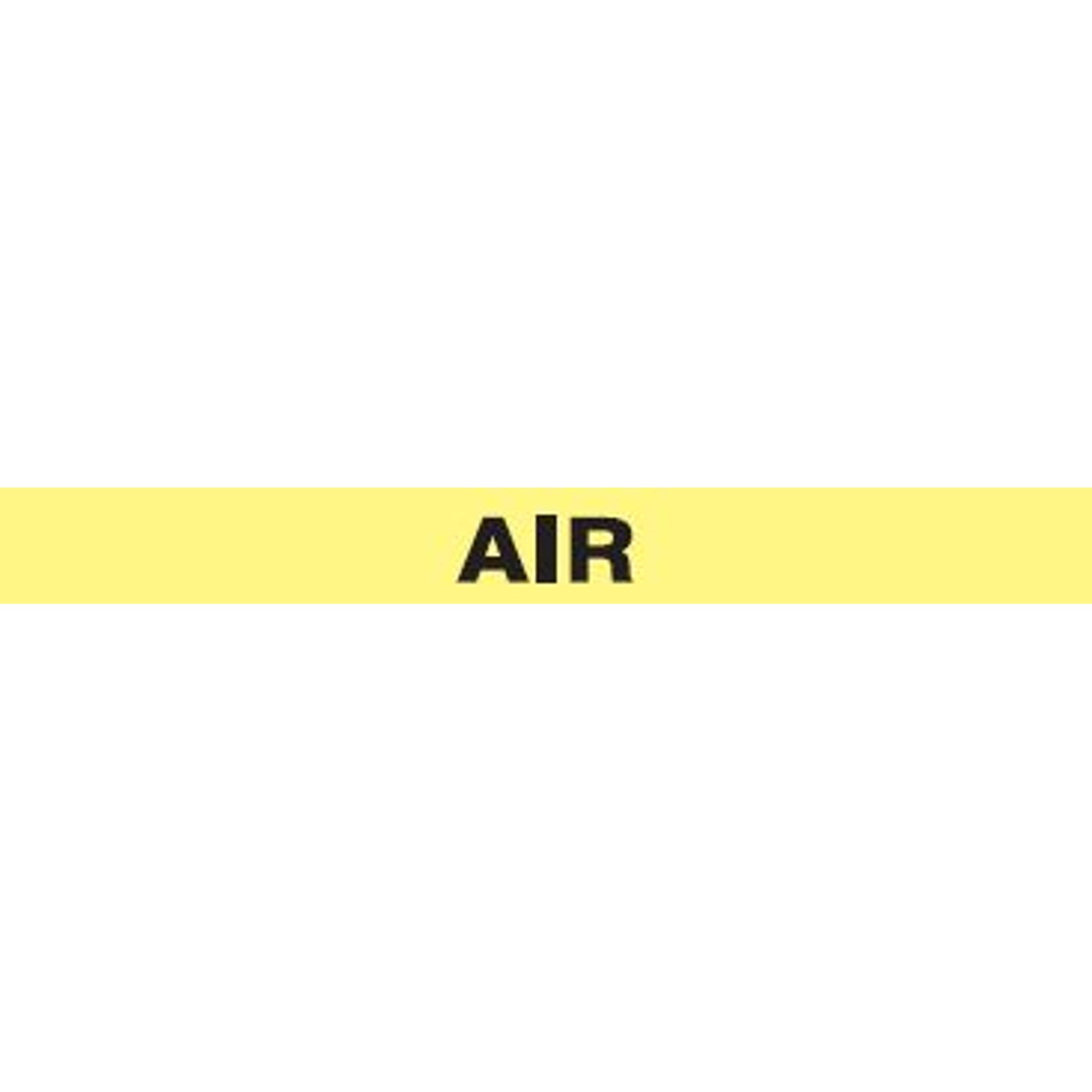 AIR - PIPE MARKER - AIR - PIPE MARKER, 3X24, Adhesive Vinyl