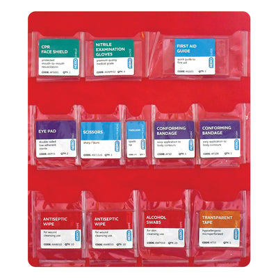 AERO SUREFILL First Aid Cabinet Door Pocket 3 Shelf Empty - AK003