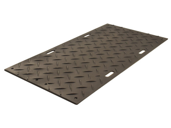 Ground Protection - AlturnaMat - 3' X 6' - Black - 120 Ton Load - AM36
