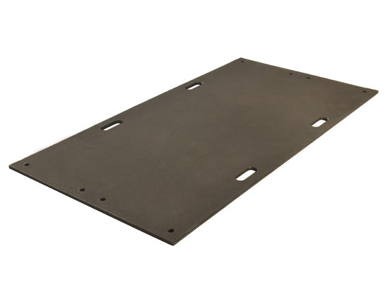 Ground Protection - AlturnaMat - 3' X 6' - One Side Smooth - Black - 120 Ton Load - AM36S1