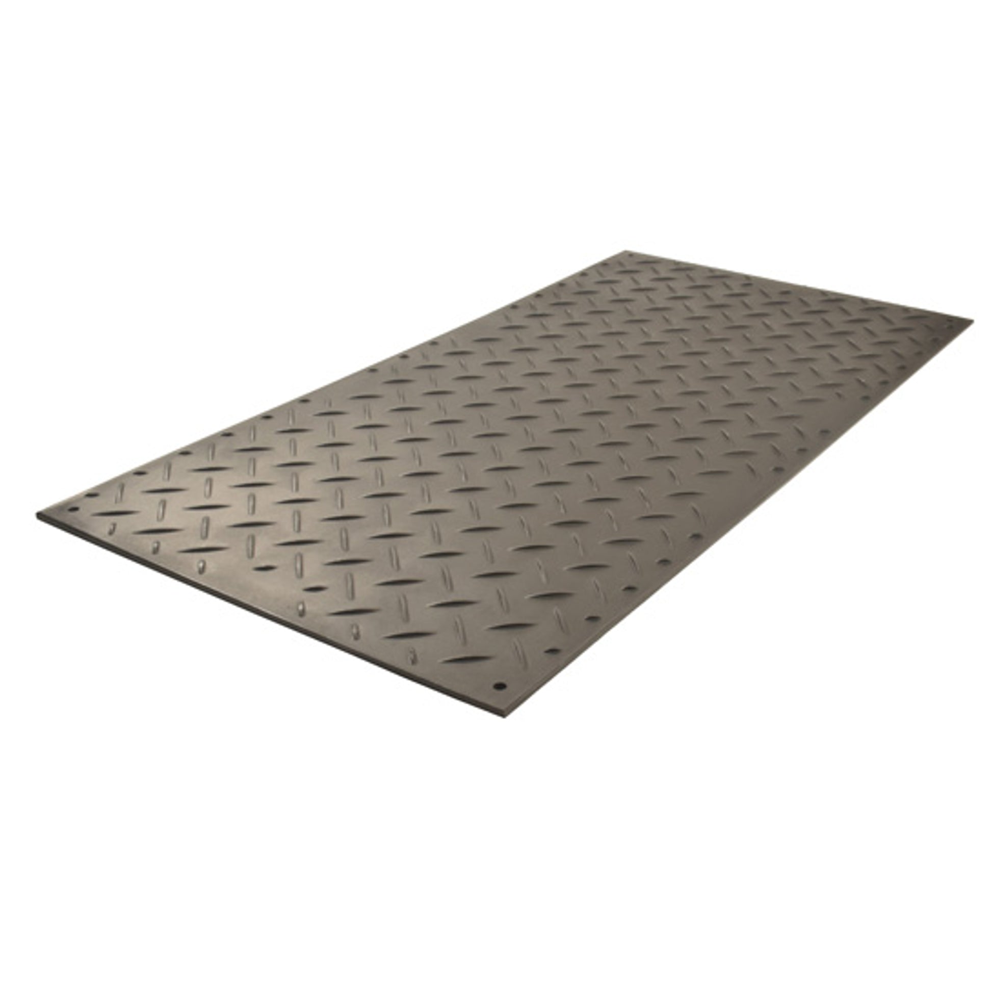 Ground Protection - AlturnaMat - 4' X 8' - Black - 120 Ton Load - AM48