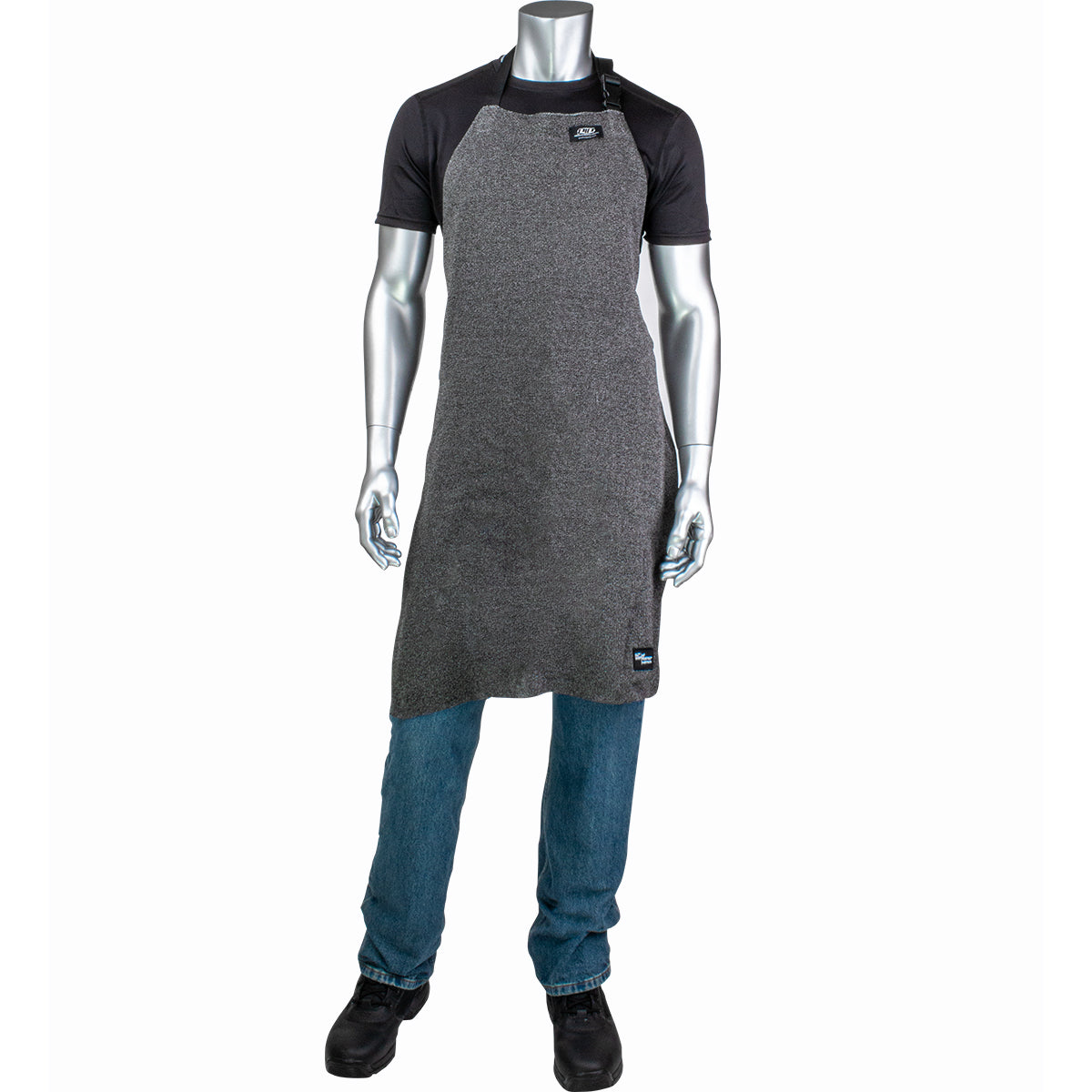 Kut Gard ATA PreventWear Blended Cut Resistant Apron w/Adjustable Straps - Dark Gray - 1/EA - 390-PIP-APRON-1