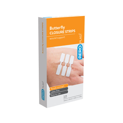 AERO AEROPLAST Butterfly Closures 10/box - APWCB10