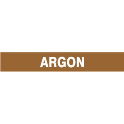 ARGON - PIPE MARKER - ARGON - PIPE MARKER, 3X24, Adhesive Vinyl