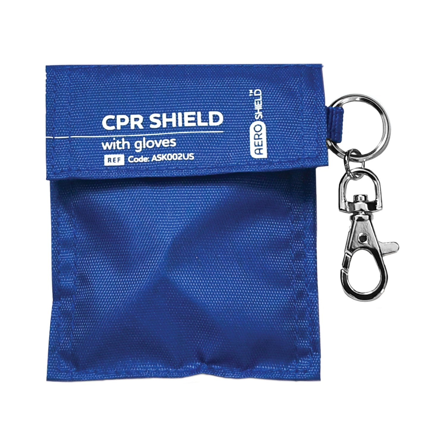 AERO AEROSHIELD CPR Face Shield Disposable Keyring with gloves - ASK002US