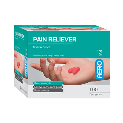 AERO AEROTAB Pain Reliever Tablets 100/box - ATPR100