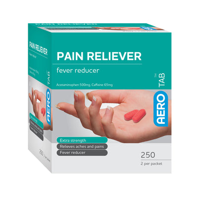 AERO AEROTAB Pain Reliever Tablets 250/box - ATPR250