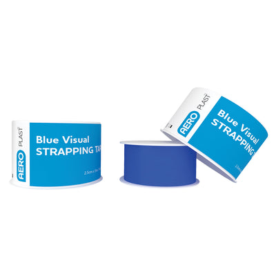 AERO AEROPLAST Blue Visual Tape 1in x 5.5yds - AV2010