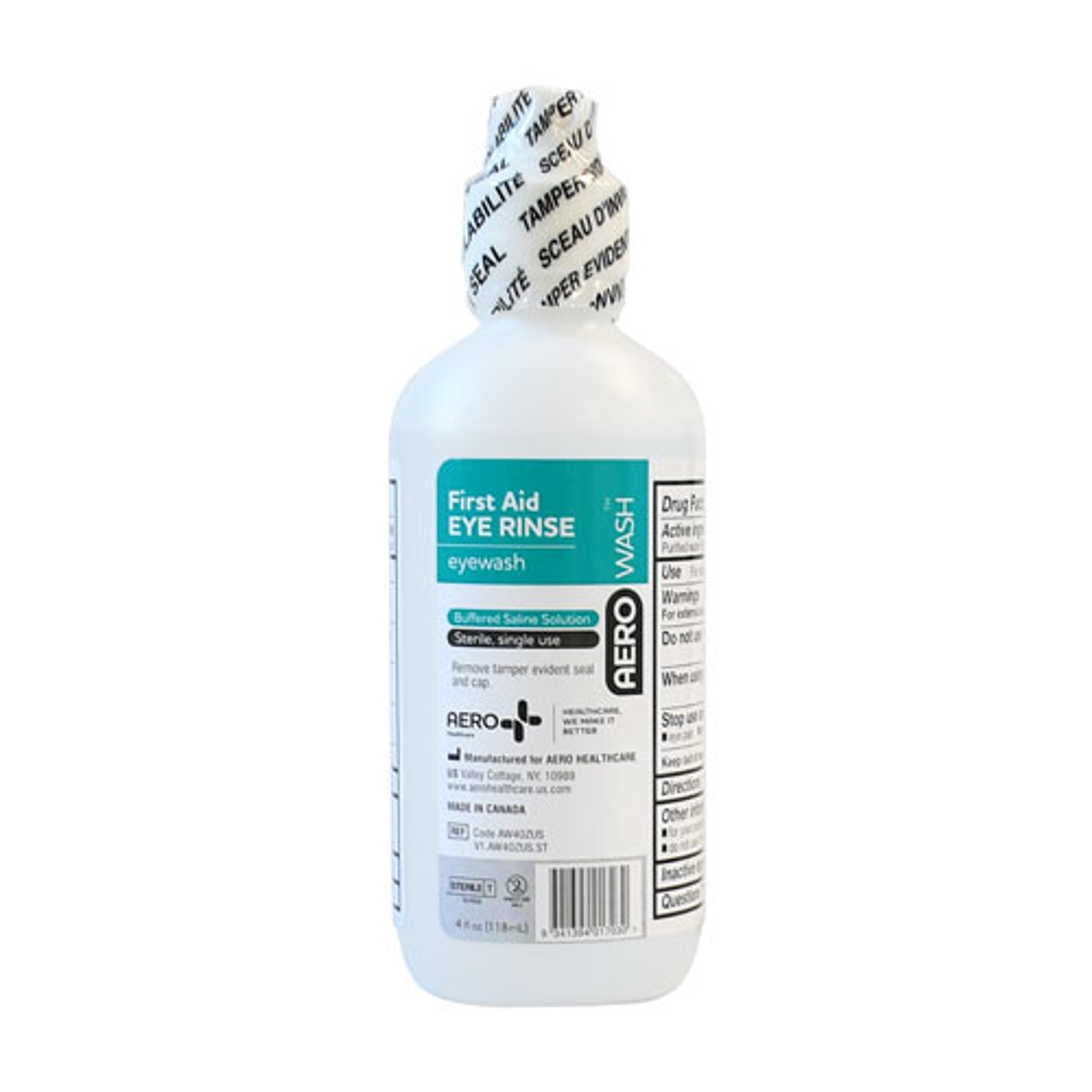 AERO AEROWASH Eyewash 4oz - AW4OZUS