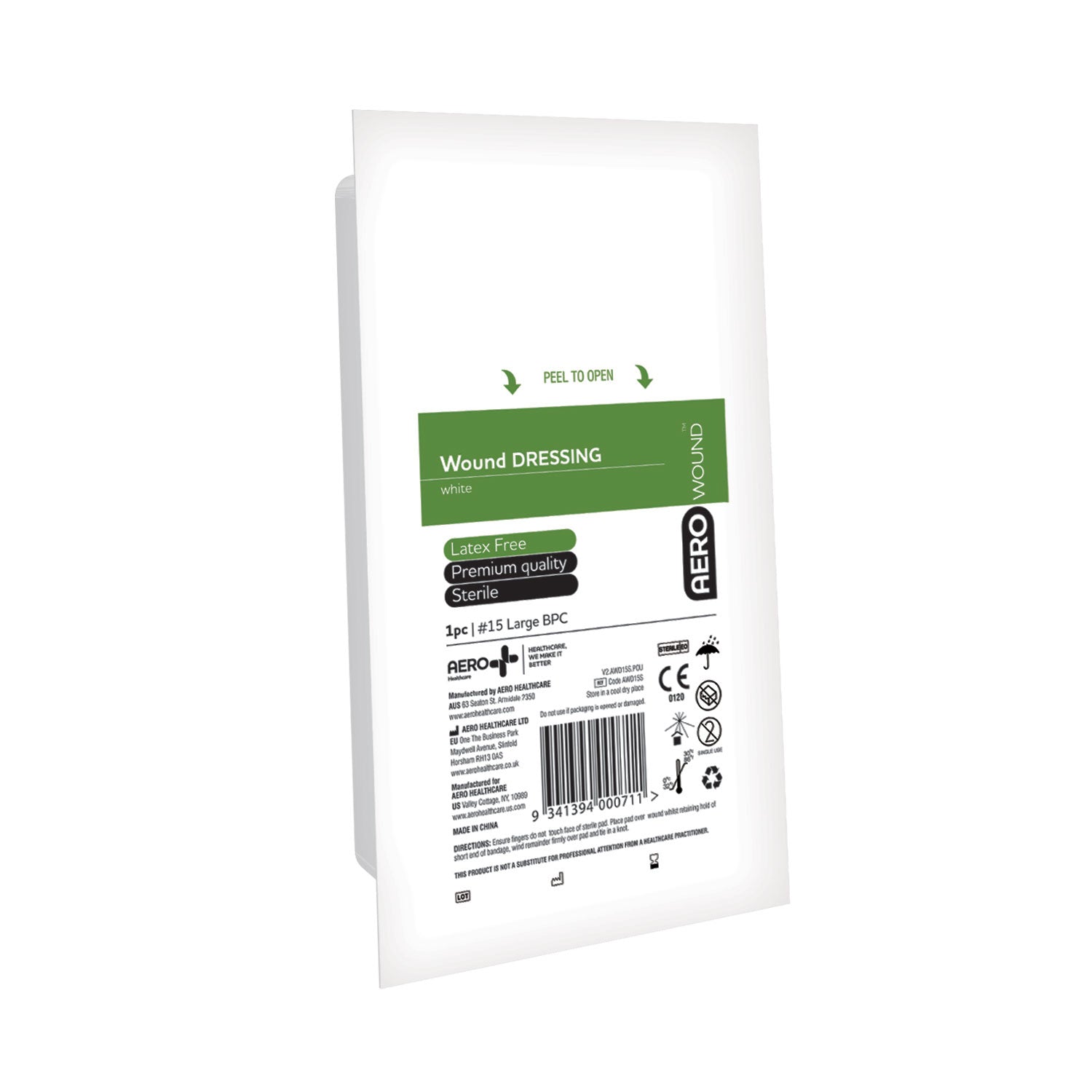 AERO AEROWOUND Bandage Compress Large - AWD15S