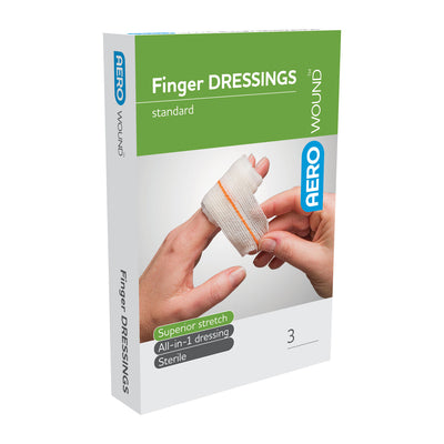 AERO AEROWOUND Finger Dressing Pack 3/box - AWF03