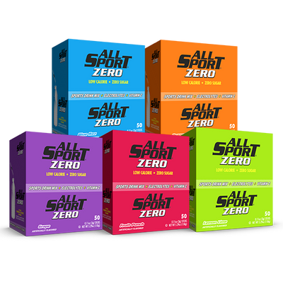 ALL SPORT ZERO Drink Mix for Water Bottles - Variety Pack (Case of 500 Sticks)