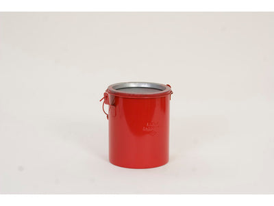 Justrite Bench Can - 6 Quart - Dasher screen - Without lid - Red - B606NL