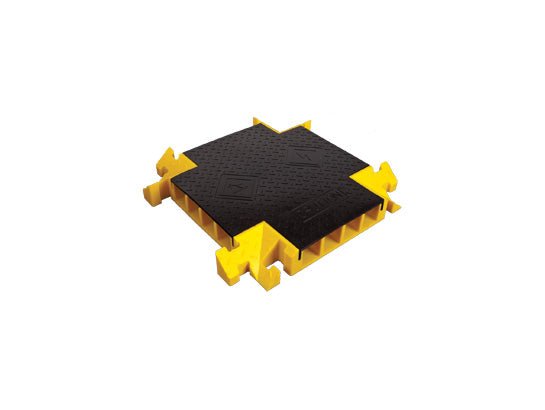 Cable Protector - Bumble Bee - 4-Ch - 3" - Gen Mfg - Cross - T-Conn - Black/Yellow - 40 - 400 Lb Load - BB4X-300GM-B/Y