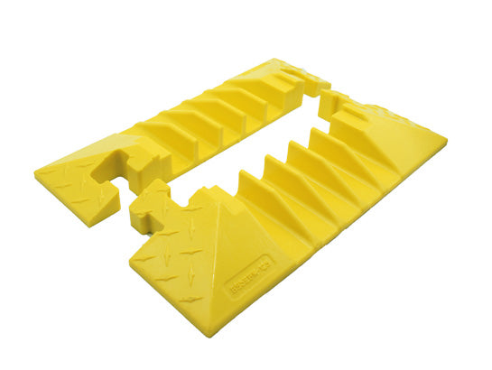 Cable Protector - Bumble Bee - 5-Ch - 1.25" - End Boot Pair - T-Conn - Yellow - 24 - 000 Lb Load - BB5EB-125-T-Y