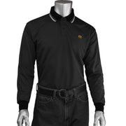 Uniform Technology Reusable Clothing Long Sleeve ESD Polo Shirt - Black - 1/EA - BP801LC-BK