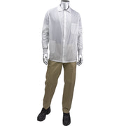Uniform Technology Reusable Clothing StatStar Short ESD Labcoat - Knit Cuff - White - 1/EA - BR49AC-44WH