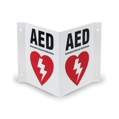 AERO AED 3 View Wall Sign - CA-01