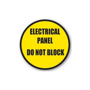 30" CIRCLE SIGNS -  Circle Sign - Electrical Panel Do No Block - DSV-SIGN 900 #1541 -UEN