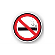 32" CIRCLE SIGNS -  Circle Sign - No Smoking - DSV-SIGN 1024 #0204 -UEN