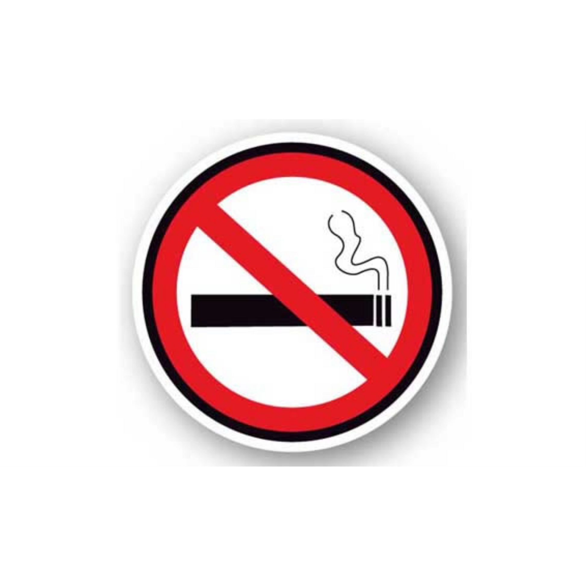 20" CIRCLE SIGNS -  Circle Sign - No Smoking - DSV-SIGN 400 #0201 -UEN