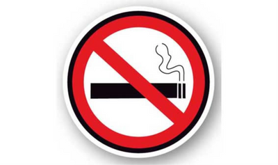 20" CIRCLE SIGNS - Circle Sign - No Smoking - DSV-SIGN 400 #0201 -UEN