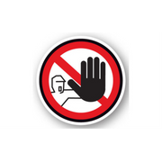 30" CIRCLE SIGNS -  Circle Sign - No - DSV-SIGN 900 #0197 -UEN
