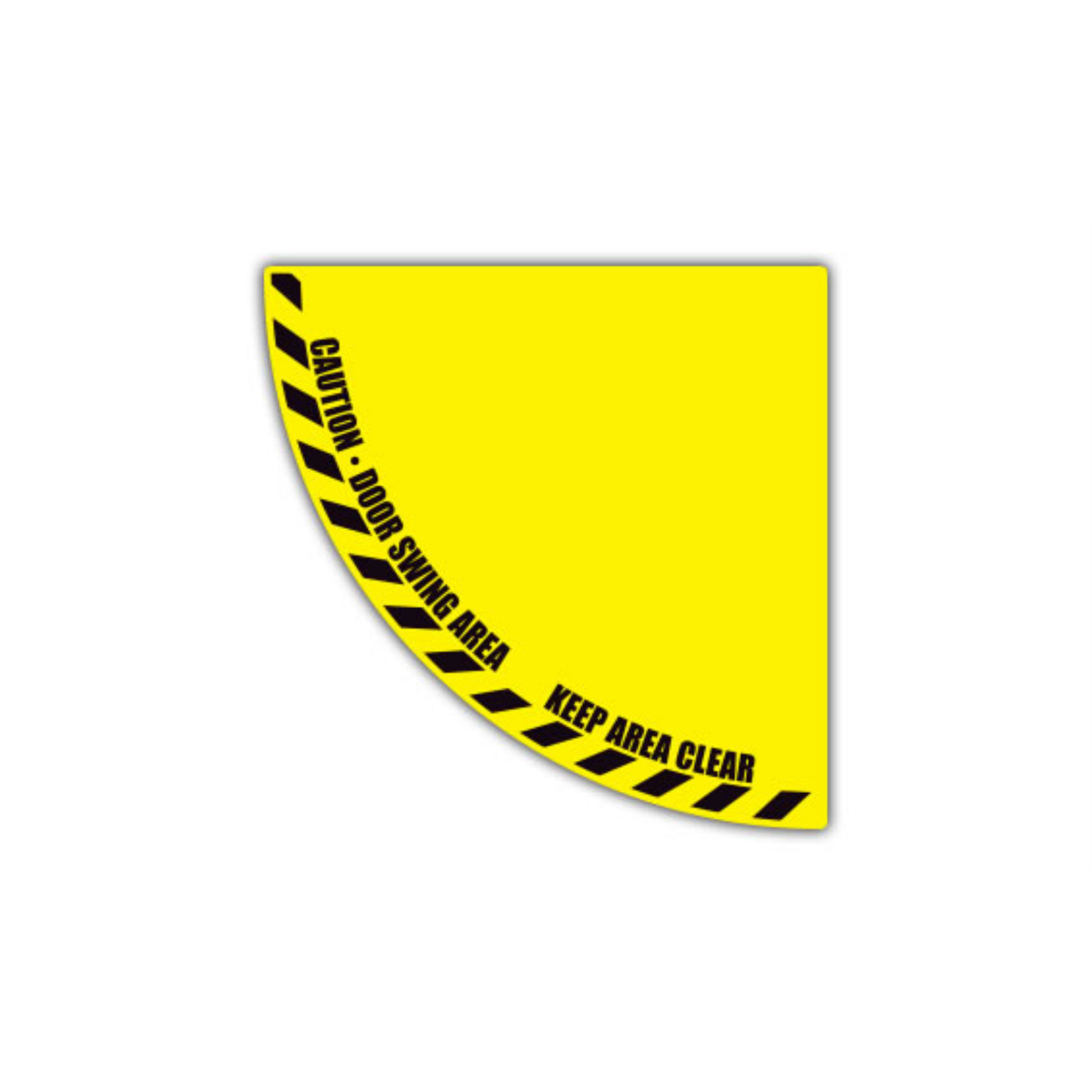 28" x 28" DOORSWING - Door Swing Sign - Half - LS-SIGN 784 #0655 -UEN