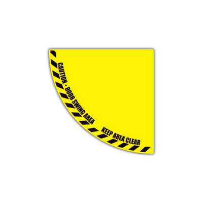 28" x 28" DOORSWING -  Door Swing Sign - Half - LS-SIGN 784 #0655 -UEN