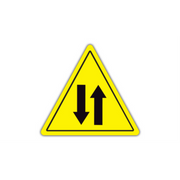 20" TRIANGLE SIGNS -  Triangle Sign - Arrows - DSV-SIGN 400 #0069 -UEN