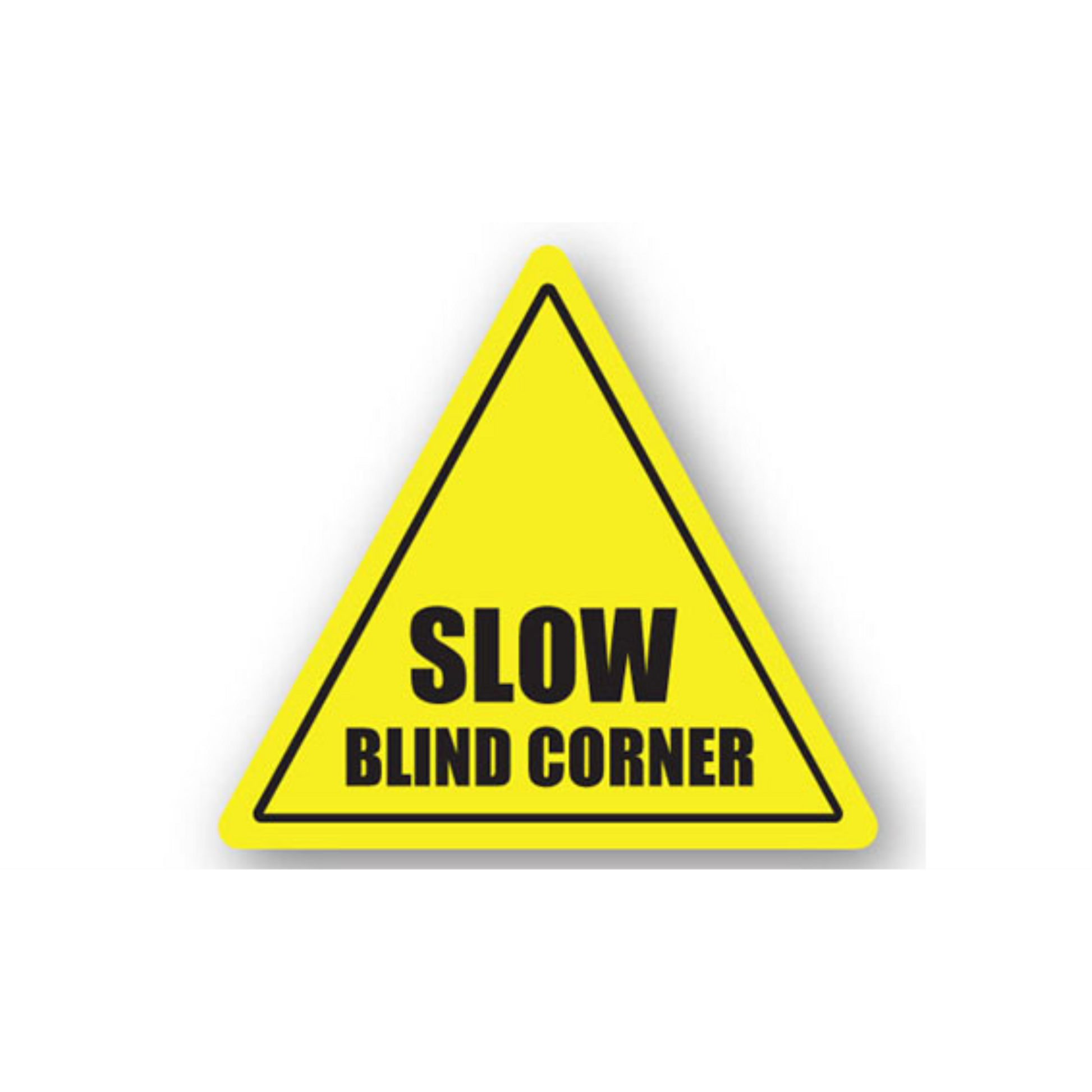 24" TRIANGLE SIGNS -  Triangle Sign - Slow Blind Corner - LS-SIGN 576 #0094 -UEN