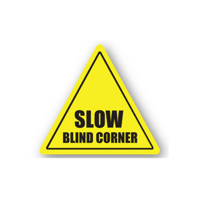 32" TRIANGLE SIGNS - Triangle Sign - Slow Blind Corner - LS-SIGN 1024 #0096 -UEN