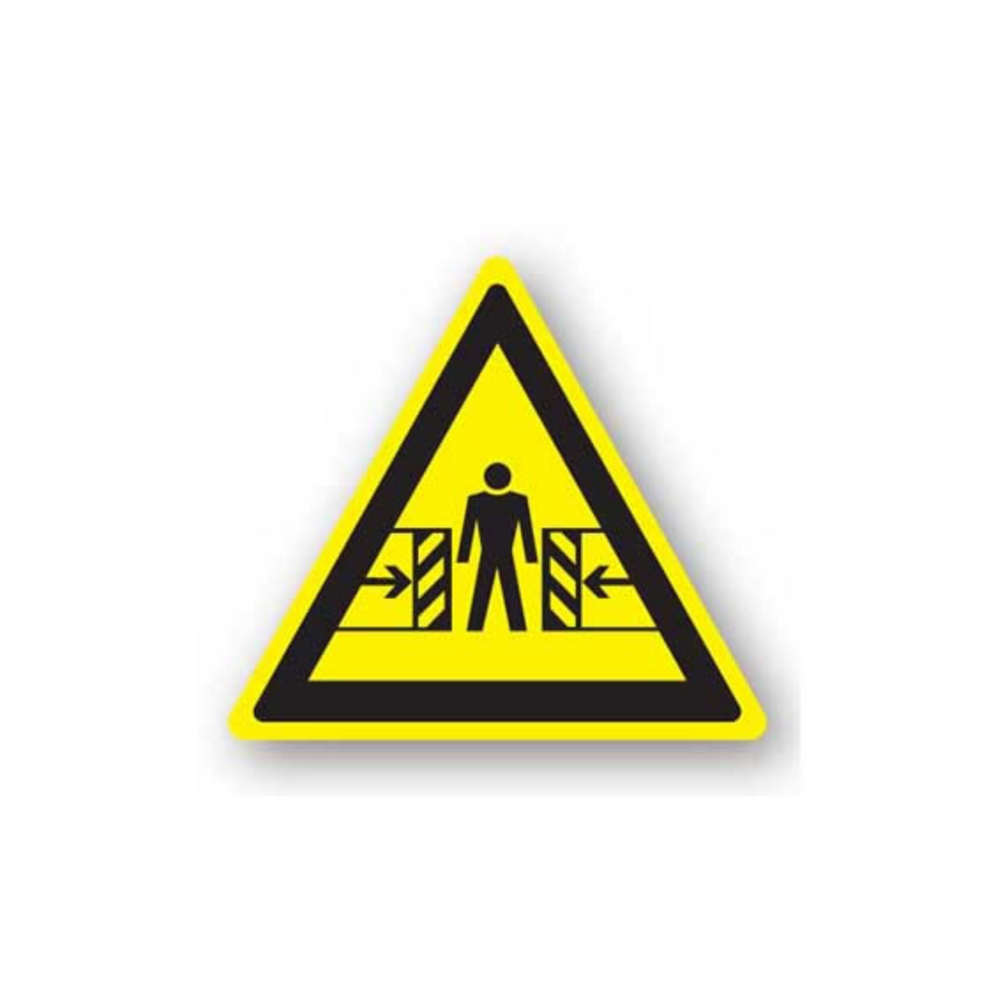 24" TRIANGLE SIGNS - Triangle Sign - Body Crush Hazard - LS-SIGN 576 #1270 -UEN