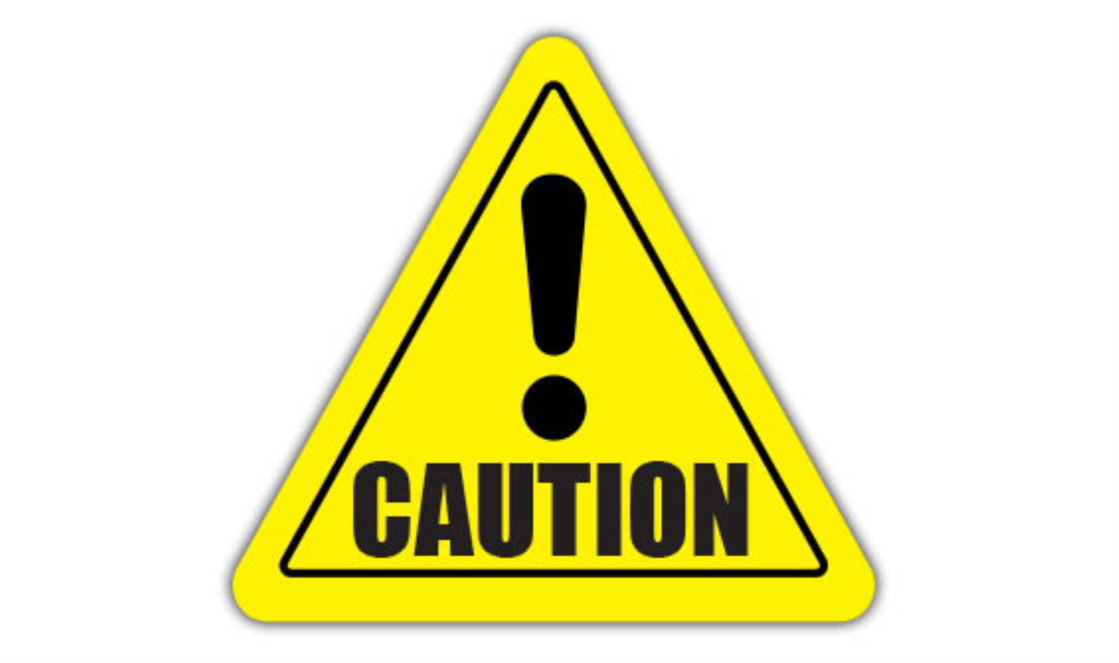 17" TRIANGLE SIGNS -  Triangle Sign - Caution - LS-SIGN 289 #1397 -UEN