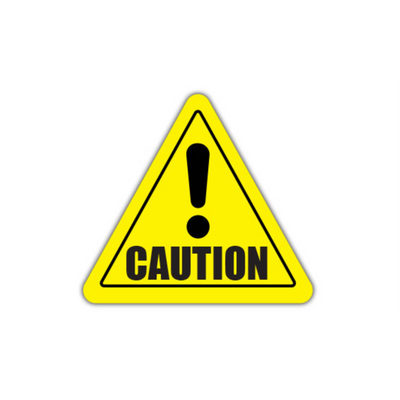 17" TRIANGLE SIGNS - Triangle Sign - Caution - LS-SIGN 289 #1397 -UEN