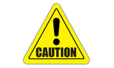 12" TRIANGLE SIGNS - Triangle Sign - Caution - DSV-SIGN 144 #1395 -UEN