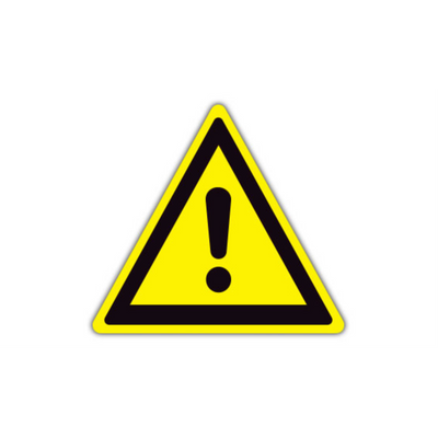 16" TRIANGLE SIGNS -  Triangle Sign - Danger - LS-SIGN 256 #1280 -UEN