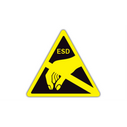 20" TRIANGLE SIGNS -  Triangle Sign - ESD - LS-SIGN 400 #1275 -UEN
